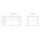Alaterre Furniture Newport 3-Piece Faux Concrete and Wood 36"L Coffee Table with Two 21" Square End Tables ANNP0111371 - alternate 7